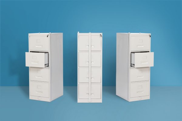 4 Drawers Filing Cabinet with Locking Bar - Fierro Systems
