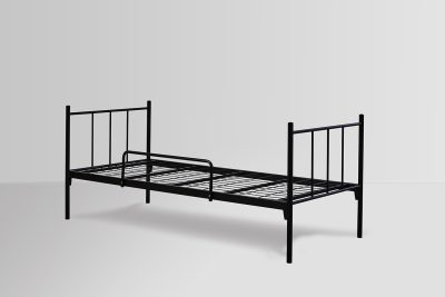 32mm Single Steel Bed Frame - wiremesh